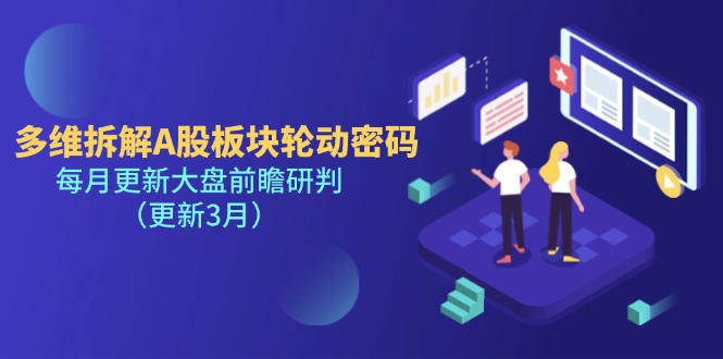 （14213期）多维拆解A股板块轮动密码，每月更新大盘前瞻研判（更新3月）-“发个发”赚钱知识平台